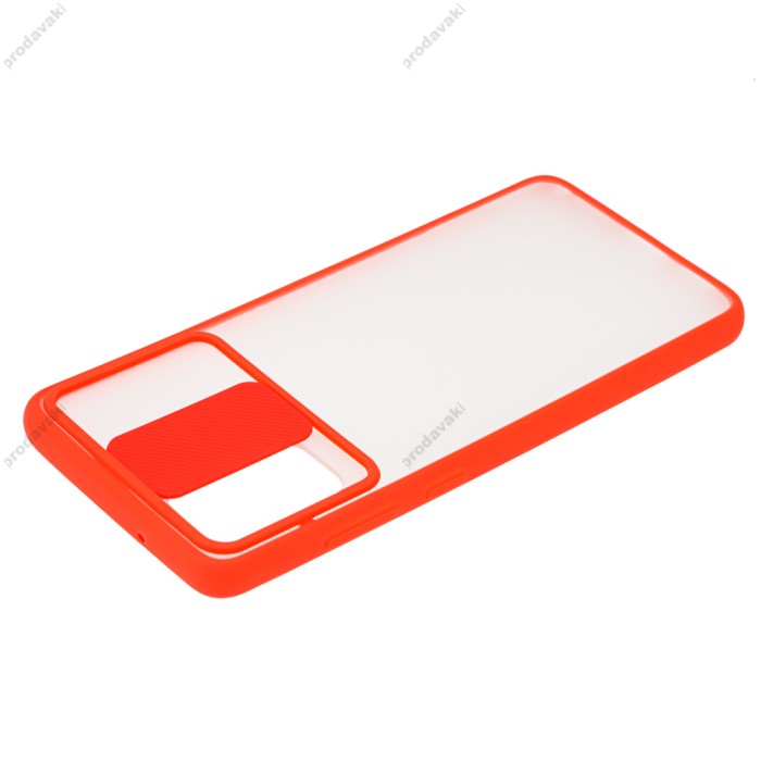 Чохол Samsung Galaxy S20 (G980) LikGus Camshield camera protect червоний