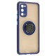 Чохол Samsung Galaxy S20 (G980) LikGus Edging Ring синій