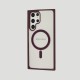 Чохол Samsung Galaxy S22 Ultra Berlia Color MagSafe burgundy