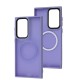 Чохол для Samsung Galaxy S22 Ultra (S908) WAVE Matte Insane MagSafe light purple
