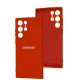 Чохол Samsung Galaxy S22 Ultra Silicone Full camera червоний