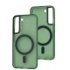 Чохол Samsung Galaxy S22 Lyon Frosted MagSafe green