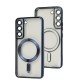 Чохол для Samsung Galaxy S22 (S901) WAVE Metal Color MagSafe blue