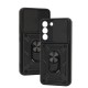 Чохол для Samsung Galaxy S22 (S901) Serge Ring Armor ударостійкий чорний