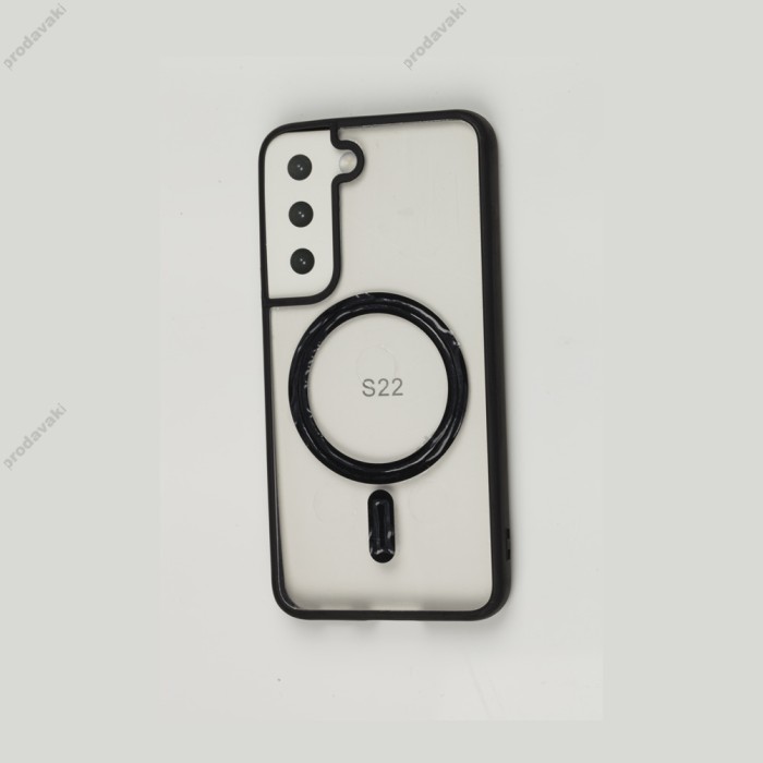 Чохол Samsung Galaxy S22 Berlia Color MagSafe black