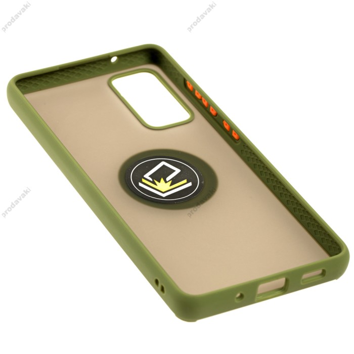 Чохол Samsung Galaxy S20 FE (G780) / S20 Lite LikGus Edging Ring хакі