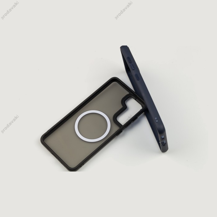 Чохол для Samsung Galaxy S21 FE (G990) WAVE Matte Insane MagSafe midnight blue