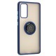 Чохол Samsung Galaxy S20 FE (G780) / S20 Lite LikGus Edging Ring синій
