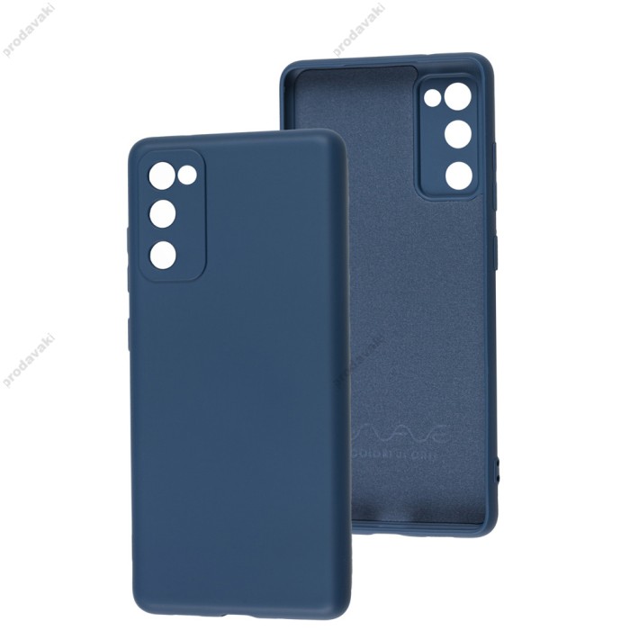 Чехол для Samsung Galaxy S20 FE (G780) Wave Full colorful blue