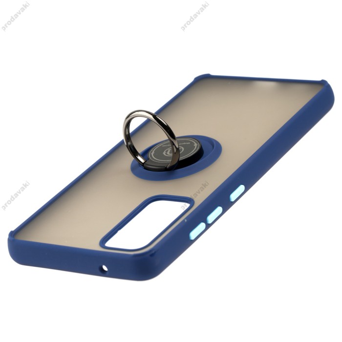Чохол Samsung Galaxy S20 FE (G780) / S20 Lite LikGus Edging Ring синій