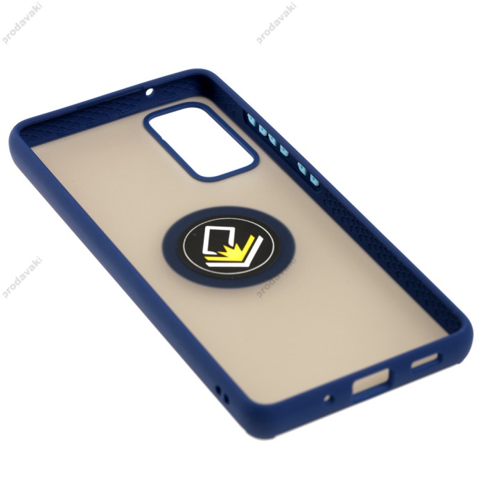 Чохол Samsung Galaxy S20 FE (G780) / S20 Lite LikGus Edging Ring синій