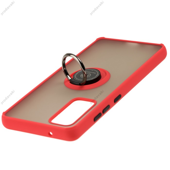 Чохол Samsung Galaxy S20 FE (G780) / S20 Lite LikGus Edging Ring червоний