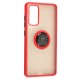 Чохол Samsung Galaxy S20 FE (G780) / S20 Lite LikGus Edging Ring червоний
