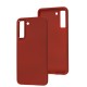 Чохол Samsung Galaxy S21 FE (G990) Bonbon Metal style red