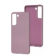 Чохол для Samsung Galaxy S21 FE (G990) Wave colorful black currant