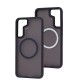 Чохол для Samsung Galaxy S22+ (S906) WAVE Matte Insane MagSafe deep purple