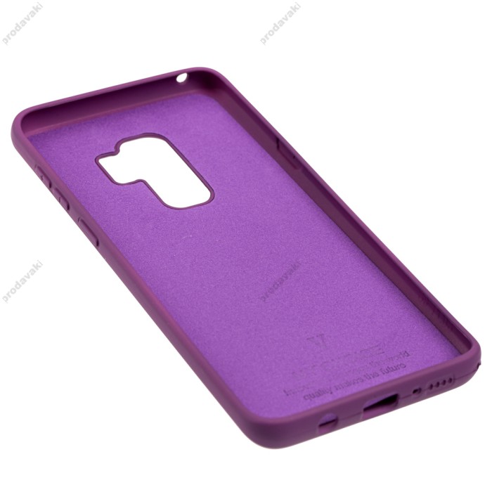 Чохол Samsung Galaxy S9+ (G965) Silicone Full фіолетовий / grape