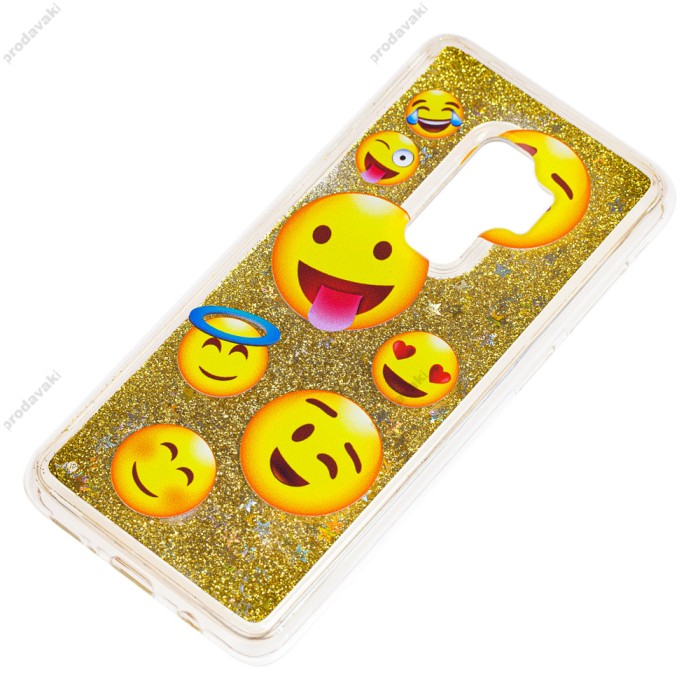 Чохол для Samsung Galaxy S9+ (G965) Блискучі вода "смайл"