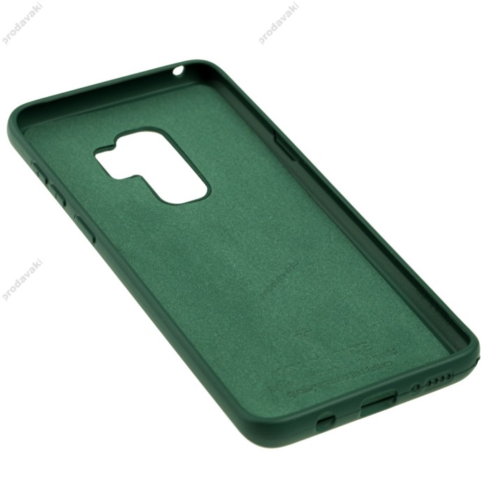 Чохол Samsung Galaxy S9+ (G965) Silicone Full зелений / dark green