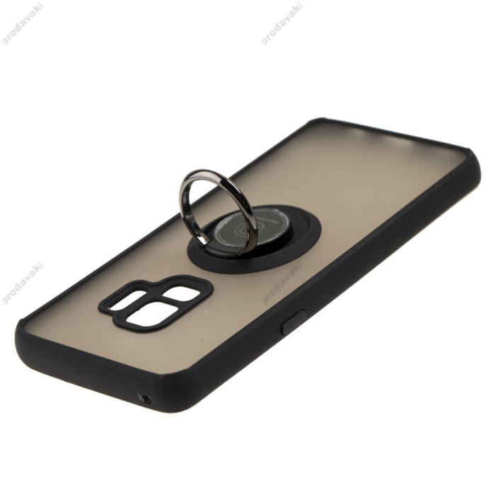 Чохол Samsung Galaxy S9 (G960) LikGus Edging Ring чорний