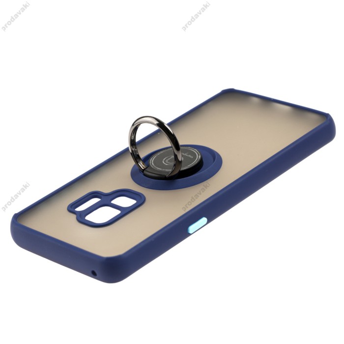 Чохол Samsung Galaxy S9 (G960) LikGus Edging Ring синій