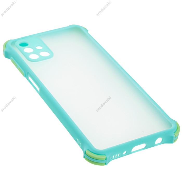 Чохол Samsung Galaxy M31s (M317) LikGus Totu corner protection бірюзовий