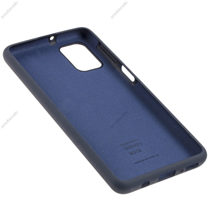 Чохол Samsung Galaxy M31s (M317) Silicone Full темно-синій