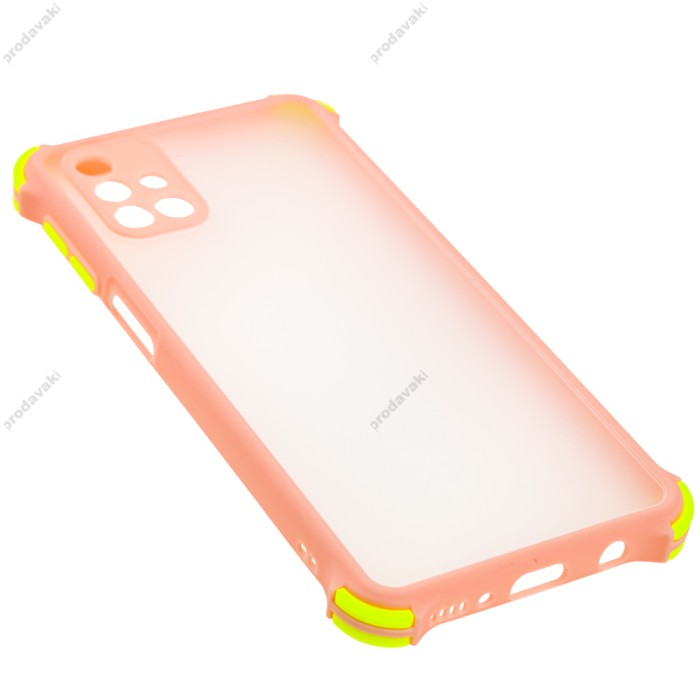 Чохол Samsung Galaxy M31s (M317) LikGus Totu corner protection рожевий