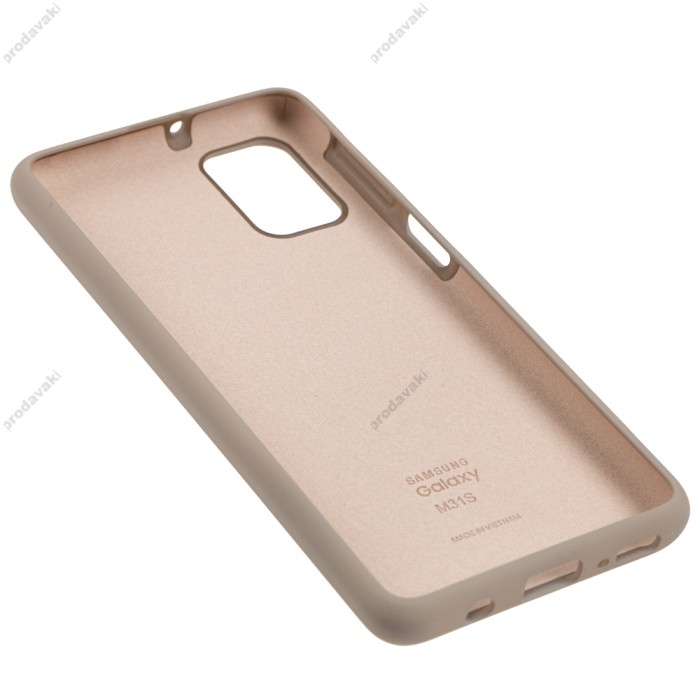 Чохол Samsung Galaxy M31s (M317) Silicone Full сірий / lavender