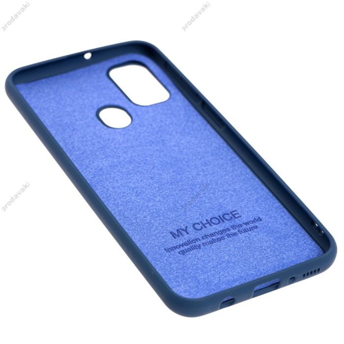 Чохол Samsung Galaxy M21 / M30s Silicone Full синій