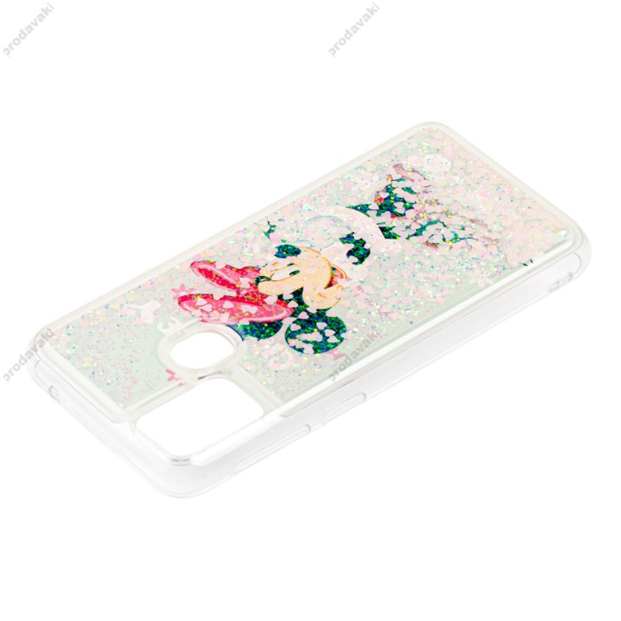 Чохол для Samsung Galaxy M21 / M30s Блискітка вода new mickey