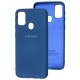 Чохол Samsung Galaxy M21 / M30s Silicone Full синій