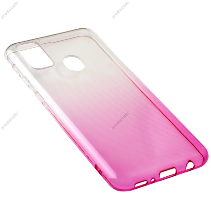 Чохол для Samsung Galaxy M21/M30s Gradient Design біло-рожевий