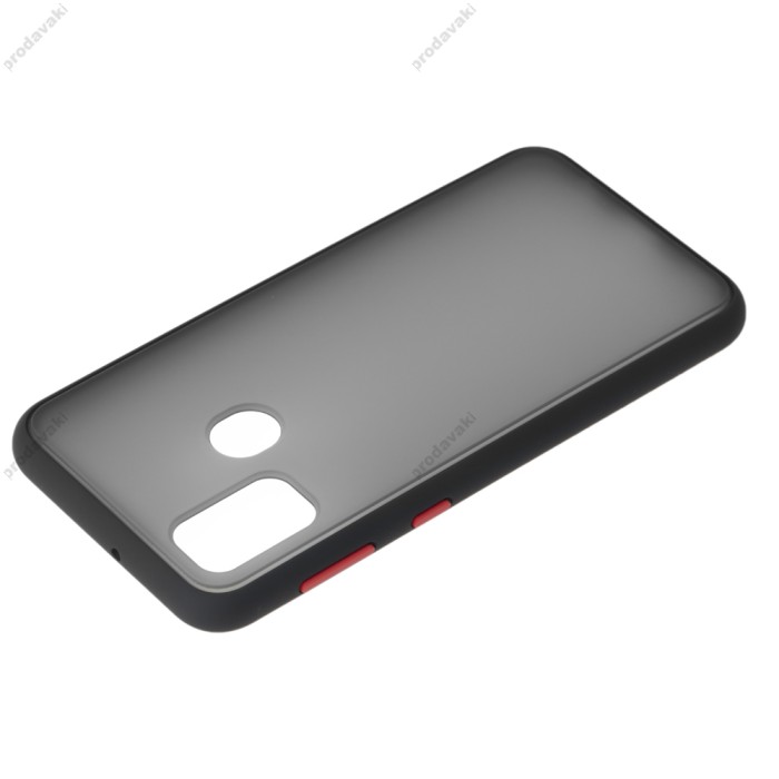 Чохол Samsung Galaxy M21 / M30s LikGus Maxshield чорний / червоний