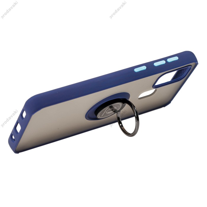 Чохол Samsung Galaxy M31 (M315) LikGus Edging Ring синій