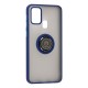 Чохол Samsung Galaxy M31 (M315) LikGus Edging Ring синій