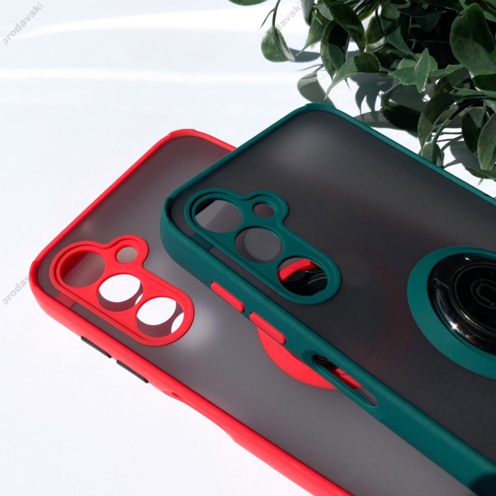 Чохол Samsung Galaxy M33 (M336) LikGus Edging Ring синій