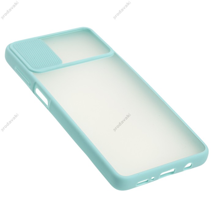 Чохол Samsung Galaxy M51 (M515) LikGus Camshield camera protect бірюзовий