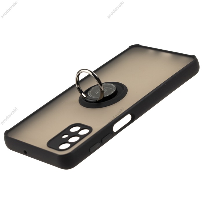 Чохол Samsung Galaxy M51 (M515) LikGus Edging Ring чорний