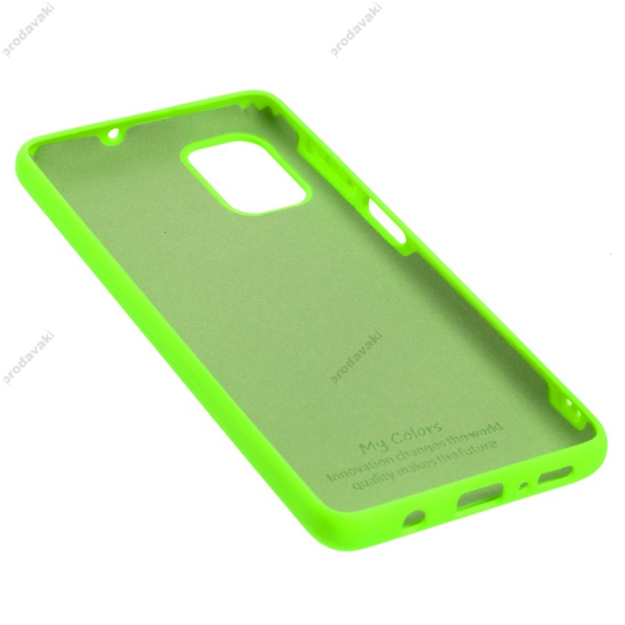 Чохол Samsung Galaxy M51 (M515) Silicone Full салатовий / neon green