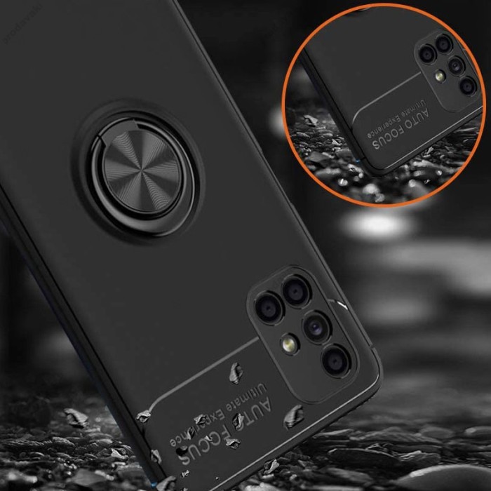 Чохол Samsung Galaxy M51 (M515) Deen ColorRing з кільцем чорний