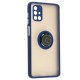 Чохол Samsung Galaxy M51 (M515) LikGus Edging Ring синій