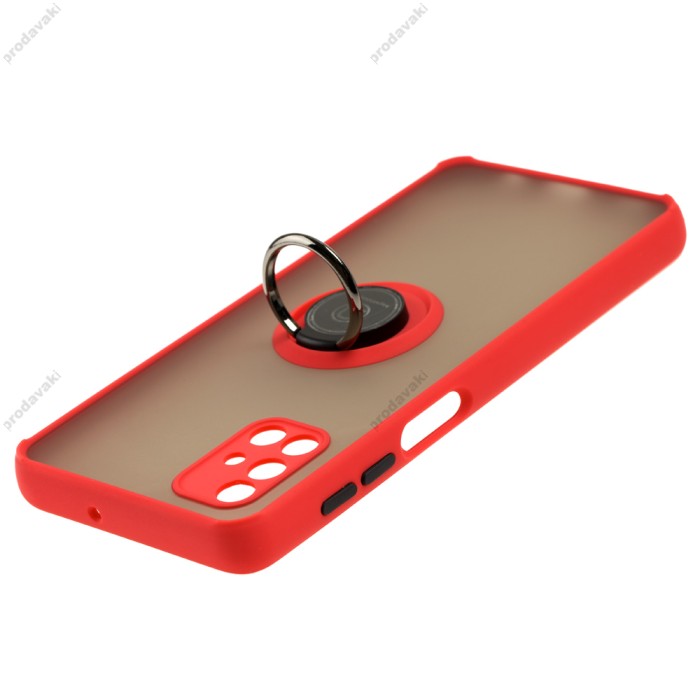 Чохол Samsung Galaxy M51 (M515) LikGus Edging Ring червоний