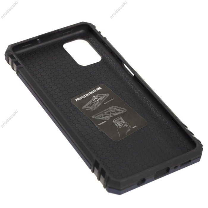 Чохол для Samsung Galaxy M51 (M515) Serge Ring ударостійкий синій