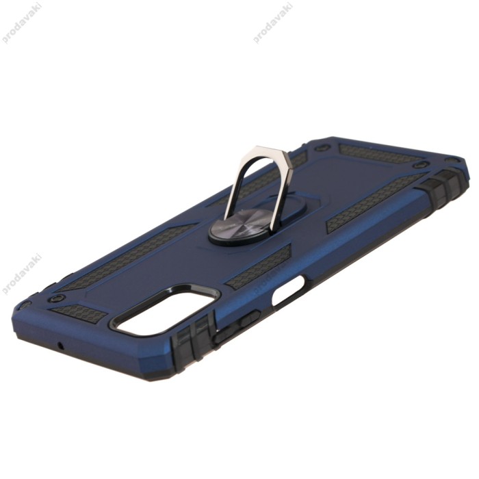 Чохол для Samsung Galaxy M51 (M515) Serge Ring ударостійкий синій