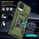 Чохол Samsung Galaxy M53 (M536) Camshield Army Ring червоний