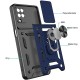 Чохол для Samsung Galaxy M53 (M536) Serge Ring Armor ударостійкий синій