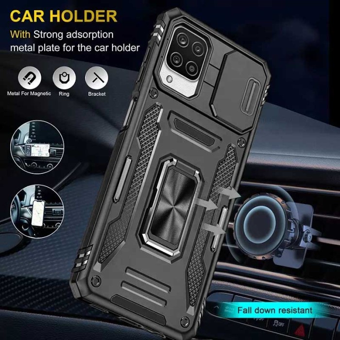 Чохол Samsung Galaxy M53 (M536) Camshield Army Ring чорний