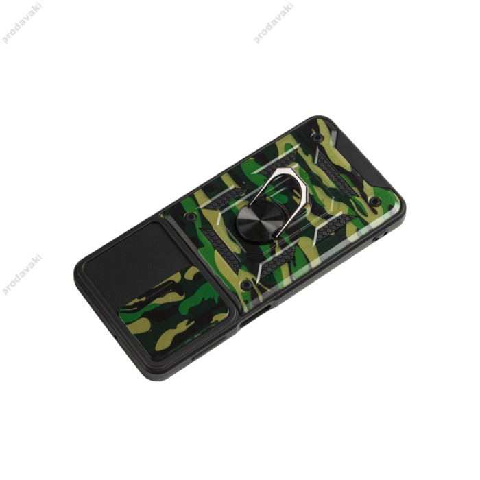 Чохол для Samsung Galaxy M53 (M536) Serge Ring Armor ударостійкий army green