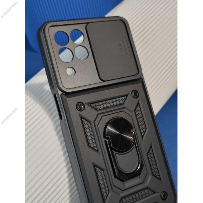 Чохол для Samsung Galaxy M23 (M236) Serge Ring Armor ударостійкий чорний